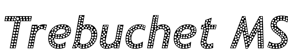 Trebuchet MSEcofont Bold Italic Yazı tipi ücretsiz indir